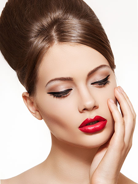 Stylowy makijaż glamour